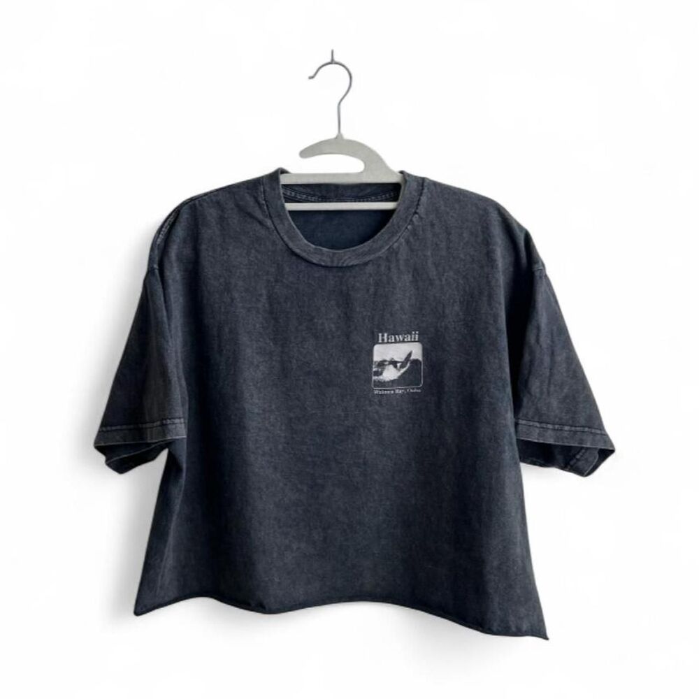 John Galt Brandy Melville Hawaii Waimea Bay Oahu Graphic T-Shirt